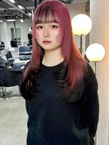 ゲームバイアランスミシー 心斎橋(GAME by Alan Smithee)&nbsp;ピンクカラー/ダブルカラー/裾カラー/レイヤーカット/髪質改善