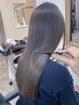 【久保指名限定】カット＋地毛風ストレート(縮毛矯正)＋トリートメント￥17500