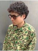 メンズパーマ ミディアムパーマ 強めパーマ スパイラルパーマ