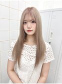 【girland】ミルクティーベージュ/韓国風/レイヤーカット