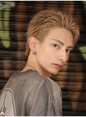 ベリショスパイキーショートべリーショートアップバングメンズ