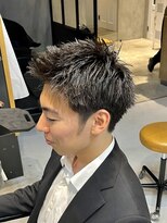 エリマ 調布(elima)&nbsp;調布メンズカットスパイキーショートピンパーマスパイキーパーマ