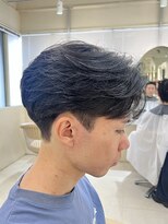 ニコ トウキョウ ヨコハマ(nico)&nbsp;メンズセンターパートウルフセンターパートニュアンスパーマ襟足