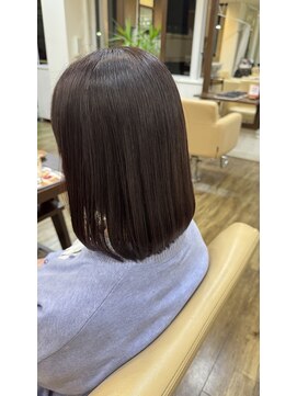 ジッピー ヘアーコレクション 髪質改善カラー メテオカラー 大人ボブ