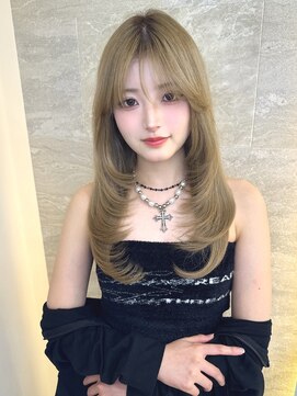 ロンドアヴァントゥス 池袋(Lond aventus) オリーブグレー/ボブ/顔周り/小顔/レイヤー/髪質改善/縮毛矯正