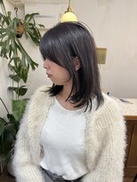 シエン 恵比寿(CIEN)&nbsp;着物ヘア/大人ガーリー/ダークアッシュ/似合わせカット/恵比寿