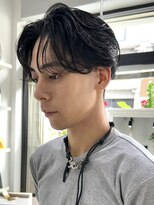 吉 船橋(kici)&nbsp;韓国/センターパート/メンズ【RITSU】