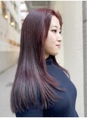 ロングレイヤー×レッドカラー