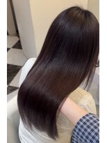 髪屋 紬&nbsp;暗めブラウンレッド/光具合で色合い変化