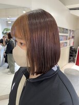 ステラ ヘア デザイン サロン(STELLA hair design salon)&nbsp;ポイントデザインカラーでおしゃれに 【由比藤】