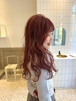 ルーイ(LOUIE) ぷつっとオン眉前髪×orange color