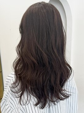 ヘアーアイスカルテット(HAIR ICI QUARTET) 春カラー/ダークブルー×ワンホンレイヤーで華やか小顔ヘア