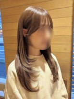 オーガニックエコ 川越(organic+eco)&nbsp;海外風レイヤーイルミナカラー×ブリーチなしカラー透明感
