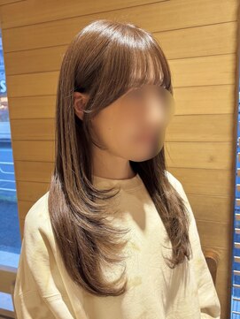 オーガニックエコ 川越(organic+eco) 海外風レイヤーイルミナカラー×ブリーチなしカラー透明感