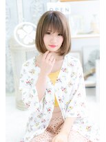ENOAhair&spabyCOVERHAIR【ショート/白髪染め ぼかし/ヘッドスパ】【10/1開店(予定)】&nbsp;30代40代秋の大人可愛い小顔丸みボブ