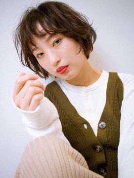 ジーテ(gite) ふわくしゃショートパーマ　「横浜/髪質改善/縮毛矯正」