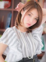 カバーヘア ブリス 上尾西口店(COVER HAIR bliss) ■毛先パーマ&アシンメトリーセミディ14-11★上尾20代30代40代