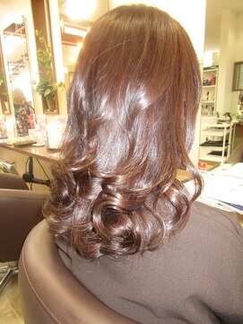 コアフィールフィス(COIFFURE fils) 【見附・今町】柔らかパーマ×ナチュラルベージュ×M3D