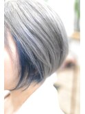 シルバー×ネイビー