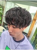 【LOVEST 服部】スパイラルマッシュパーマ/ダークアッシュ