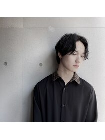 遊人セントラル(CENTRAL) ナチュラルなゆるパーマで男の色気をプラス