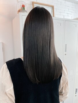 イコ 表参道原宿(ico) 地毛風ダークグレージュ × LAケラチントリートメント