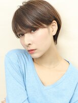ヨファヘアー 岡本店(YOFA hair)&nbsp;大人かわいいフェザーバングマッシュショート1002