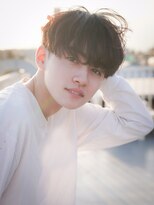 カライング(ing) モテる黒髪ネープレスショート束感モテ髪ワックスなしマッシュ