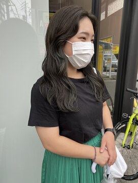 ヘアー アイス ルーチェ(HAIR ICI LUCE) オリーブグレージュ 透明感カラー /落合