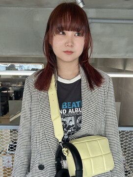 ローウェ 愛知豊橋(Louwe) 髪質改善トリートメント透明感ベージュカラーボブヘアセット豊橋