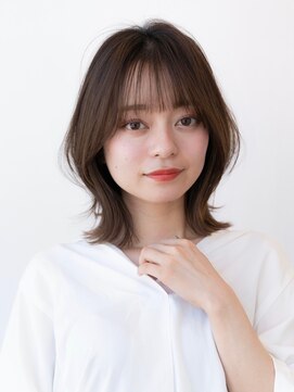 イオ 本厚木(io) くびれレイヤーエモージュイメチェンフルバング似合わせカット