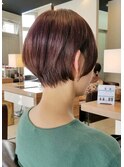 #お首スラっと見えます#ツヤ感カラー#ショートはおまかせ