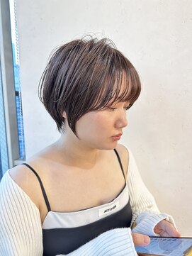 トッカ ヘアアンドトリートメント 難波店 小顔似合わせカット愛されクールショート20代/30代40代50代/難波