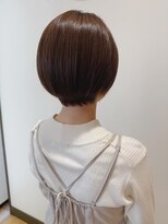 ヴァンカウンシル 清須店(VANCOUNCIL)&nbsp;大人かわいいショートボブ×秋冬の艶カラー 髪質改善Tr