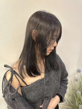 ヘアーラウンジルシェル(HAIR LOUNGE Le ciel) 【透明感爆誕！】ダークグレージュカラー