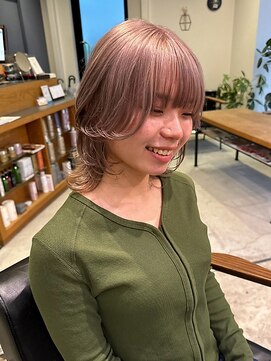 ストゥー(StueW.) 外国人風ブリーチカラー[倉敷][岡山][岡山美容室]