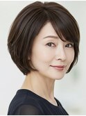 艶感UP☆髪に優しいオーガニックカラー×上品ブラウン【高槻】