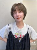代々木/ブリーチなし/ショートボブ/酸性ストレート/新宿/韓国