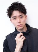 カルマパーマ/ベリーショート/ダークアッシュ/ニュアンスパーマ