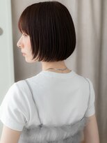 カバーヘア ブリス 川口(COVER HAIR bliss) □シースルーバング似合わせカット小顔丸みボブ416川口30代40代