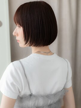 カバーヘア ブリス 川口(COVER HAIR bliss) □シースルーバング似合わせカット小顔丸みボブ416川口30代40代