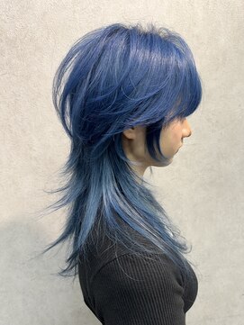 アリートウキョウ(ALLY TOKYO) ハッシュカットシャギーウルフレイヤーカットロングウルフカット