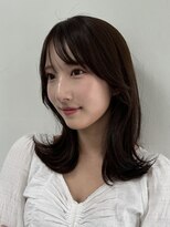 トリッカ 銀座(tricca)&nbsp;顔周りレイヤー/似合わせカット/髪質改善