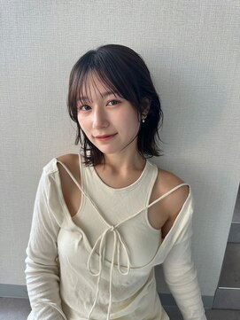 アム(amu) くびれボブ/レイヤーカット/前髪カット/小顔カット/レイヤーボブ