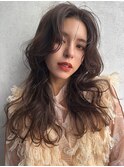 韓国ヘア/縮毛矯正/レイヤーカット/ロング【レイヤー/梅田】