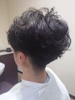 ヘアースタジオ モモ(Hair studio MoMo)&nbsp;ツーブロック×シャドウパーマ×ナチュラル