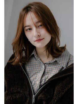 トリコ 梅田茶屋町店(trico) チョコレートブラウン×ミディアムレイヤー