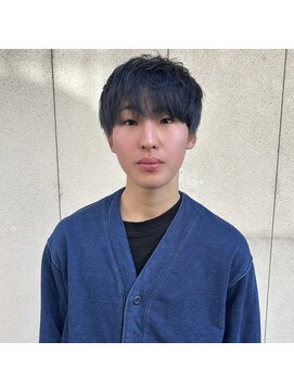 ヘアデザインサロン246 マッシュスタイル/ブルーブラック/コバルトブルー