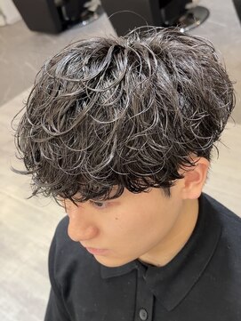 ビカムメンズヘアー 栄店(become men's hair) シャドウパーマルーズパーマ韓国ヘア