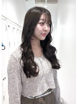 アーチバイケンジ(arch by kenje) レイヤーカットチョコレートカラーグレージュ